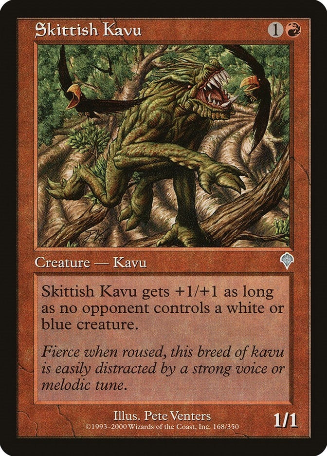 Image for Skittish Kavu (Invasion) (168) - Magic: The Gathering