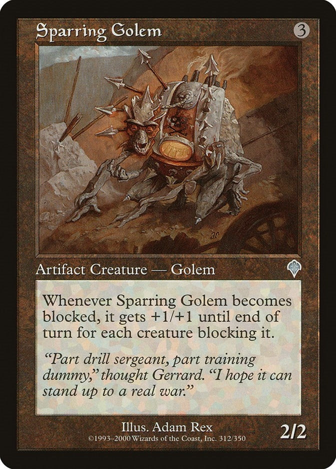 Image for Sparring Golem (Invasion) (312) - Magic: The Gathering