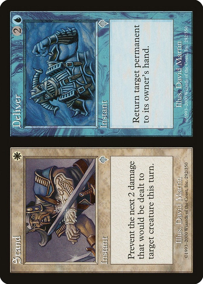 Image for Stand // Deliver (Invasion) (292) - Magic: The Gathering