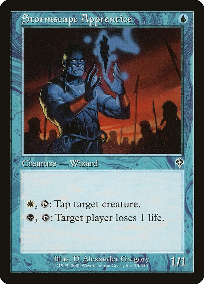 Image for Stormscape Apprentice (Invasion) (75) - Magic: The Gathering