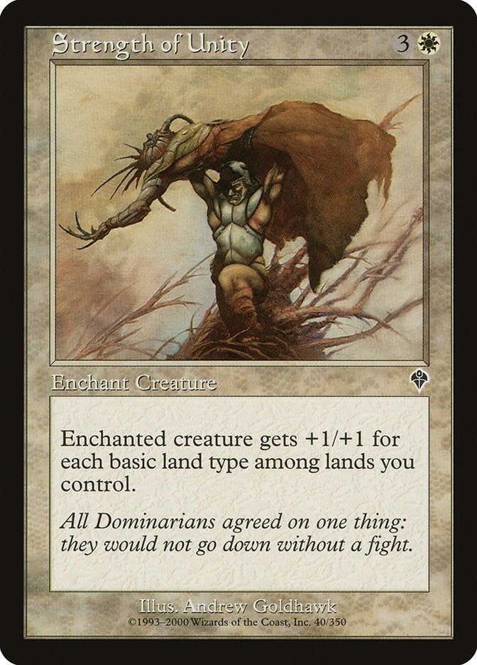Image for Strength of Unity (Invasion) (40) - Magic: The Gathering