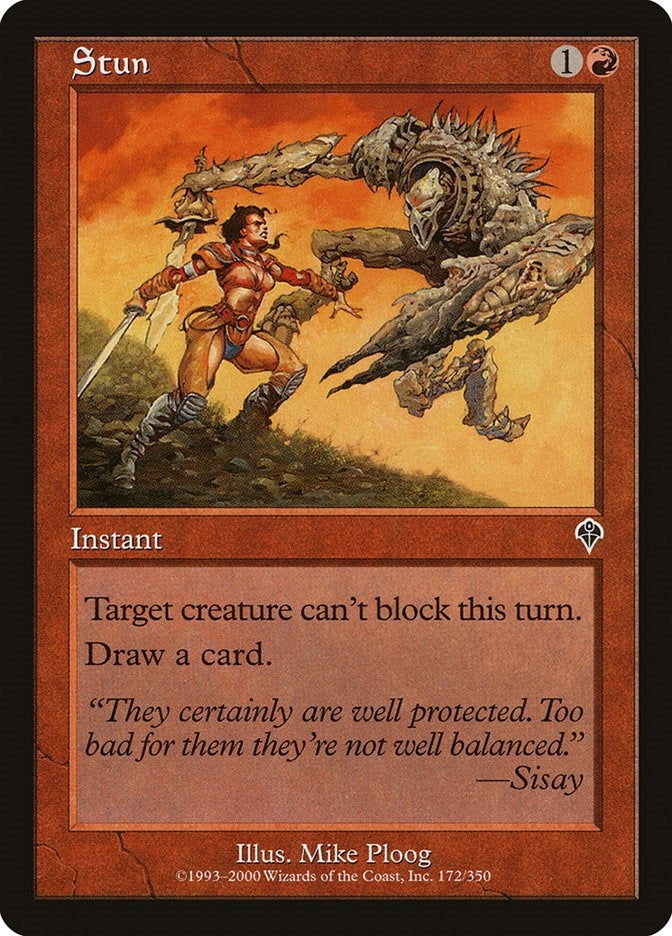 Image for Stun (Invasion) (172) - Magic: The Gathering