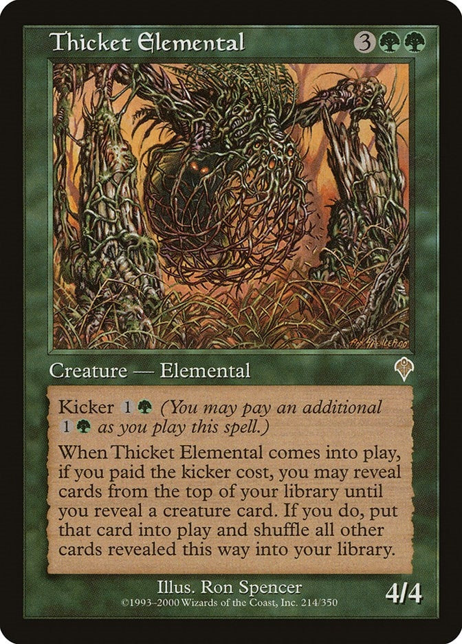 Image for Thicket Elemental (Invasion) (214) - Magic: The Gathering