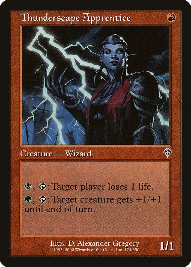 Image for Thunderscape Apprentice (Invasion) (174) - Magic: The Gathering
