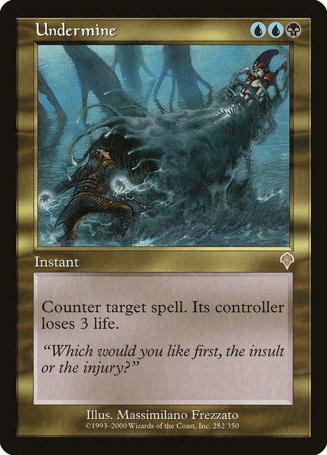 Image for Undermine (Invasion) (282) - Magic: The Gathering