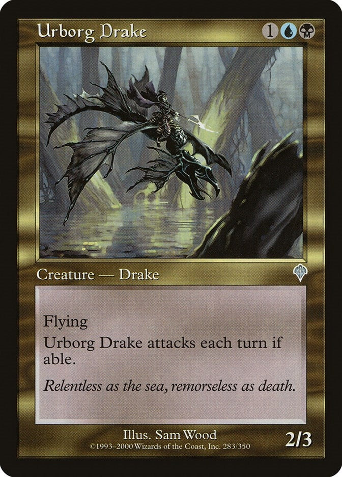 Image for Urborg Drake (Invasion) (283) - Magic: The Gathering