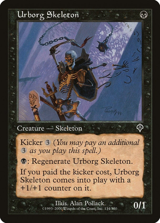 Image for Urborg Skeleton (Invasion) (134) - Magic: The Gathering