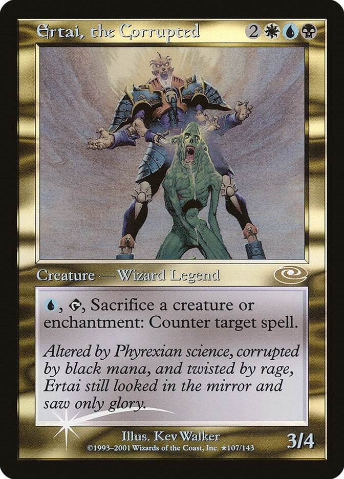 Image for Ertai, the Corrupted (Alt. Art Foil) (Planeshift) (107) - Magic: The Gathering