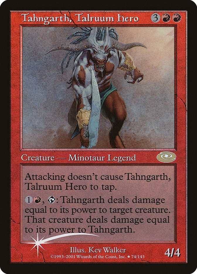 Image for Tahngarth, Talruum Hero (Alt. Art Foil) (Planeshift) (74) - Magic: The Gathering