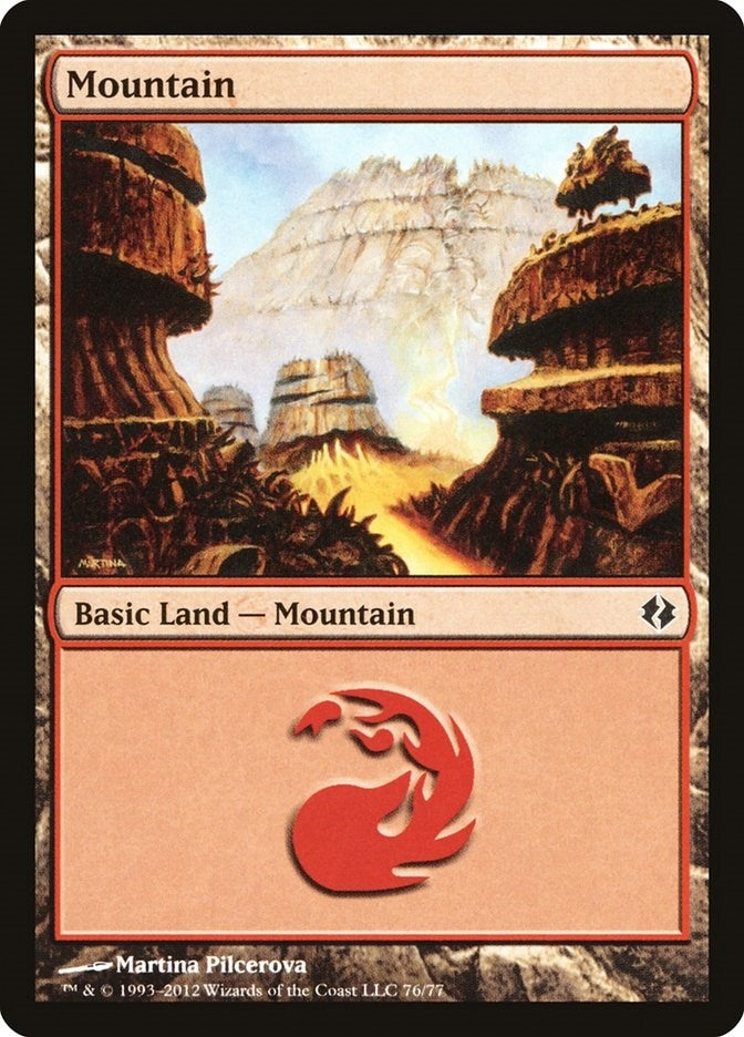 Image for Mountain (76) (Duel Decks: Venser vs. Koth) (76) - Magic: The Gathering