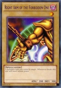 Image for Right Arm of the Forbidden One (Purple) (Duelist League Promo) (DL11-EN004) - YuGiOh