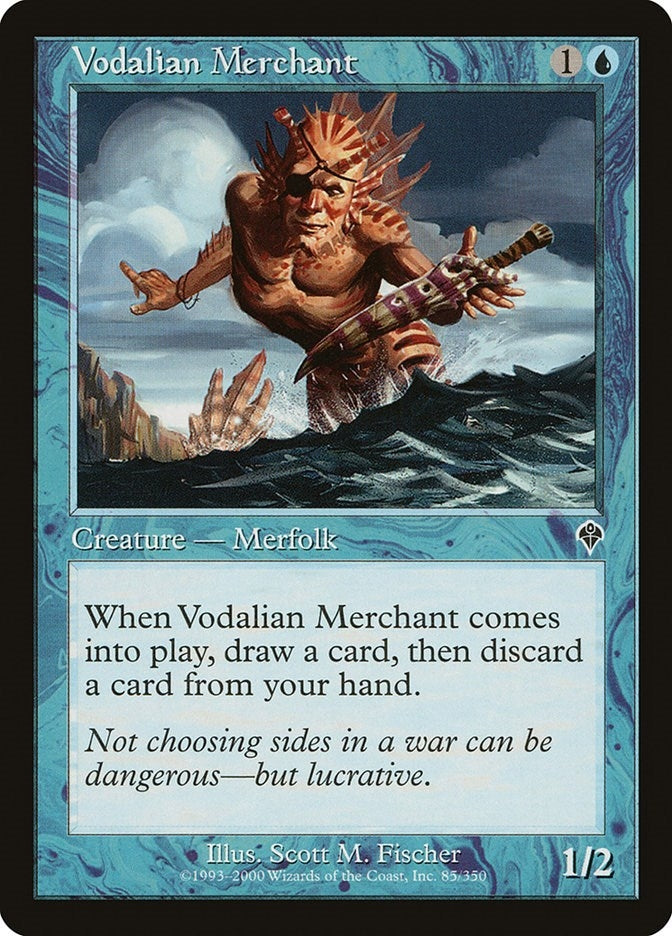 Image for Vodalian Merchant (Invasion) (85) - Magic: The Gathering