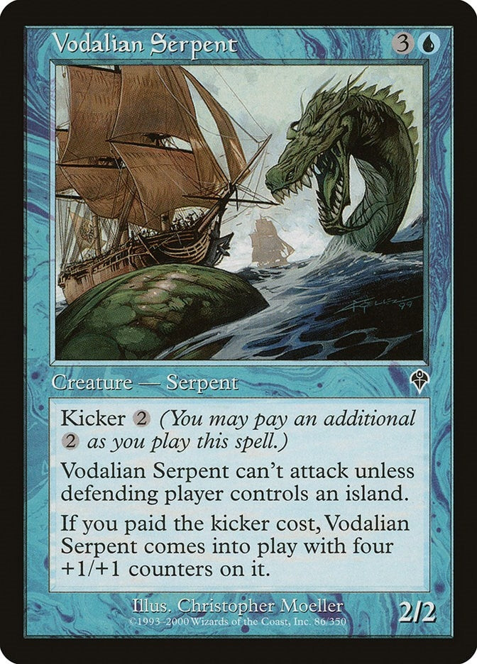 Image for Vodalian Serpent (Invasion) (86) - Magic: The Gathering