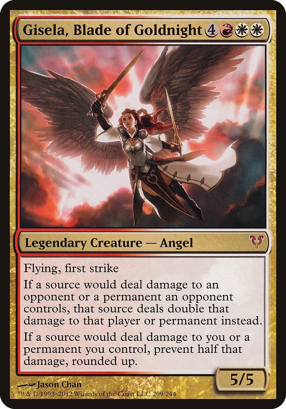 Image for Gisela, Blade of Goldnight (Avacyn Restored) (Oversize Cards) (209) - Magic: The Gathering