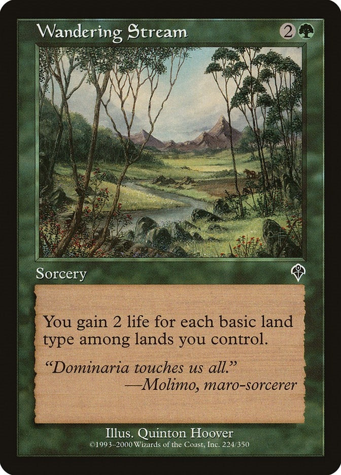 Image for Wandering Stream (Invasion) (224) - Magic: The Gathering