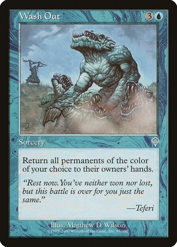 Image for Wash Out (Invasion) (87) - Magic: The Gathering