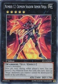 Image for Number 12: Crimson Shadow Armor Ninja (Star Pack 2013) (SP13-EN030) - YuGiOh