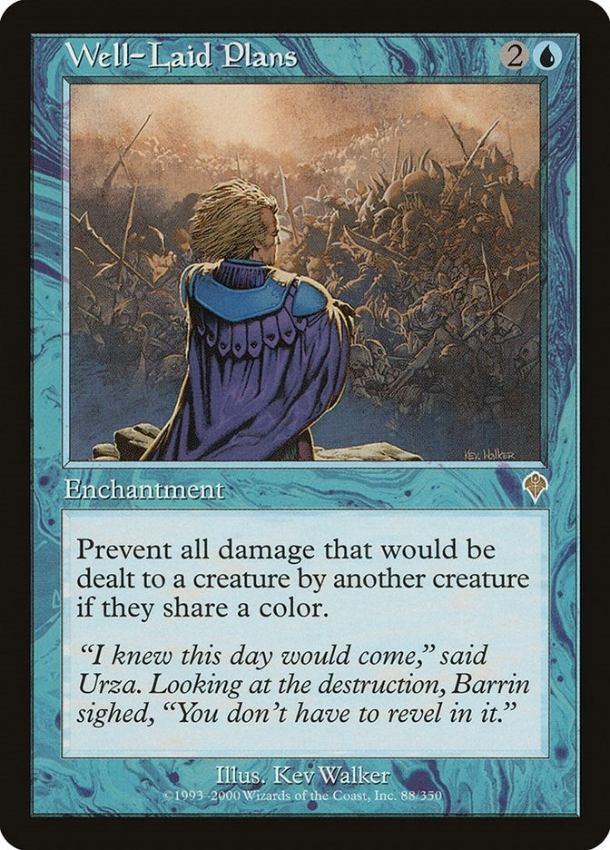 Image for Well-Laid Plans (Invasion) (88) - Magic: The Gathering