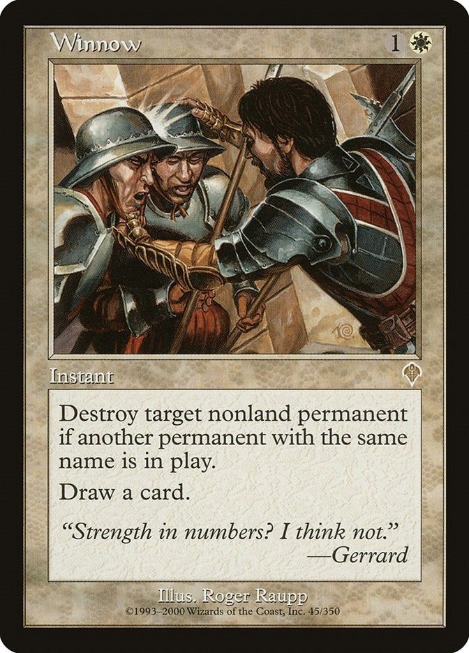 Image for Winnow (Invasion) (45) - Magic: The Gathering