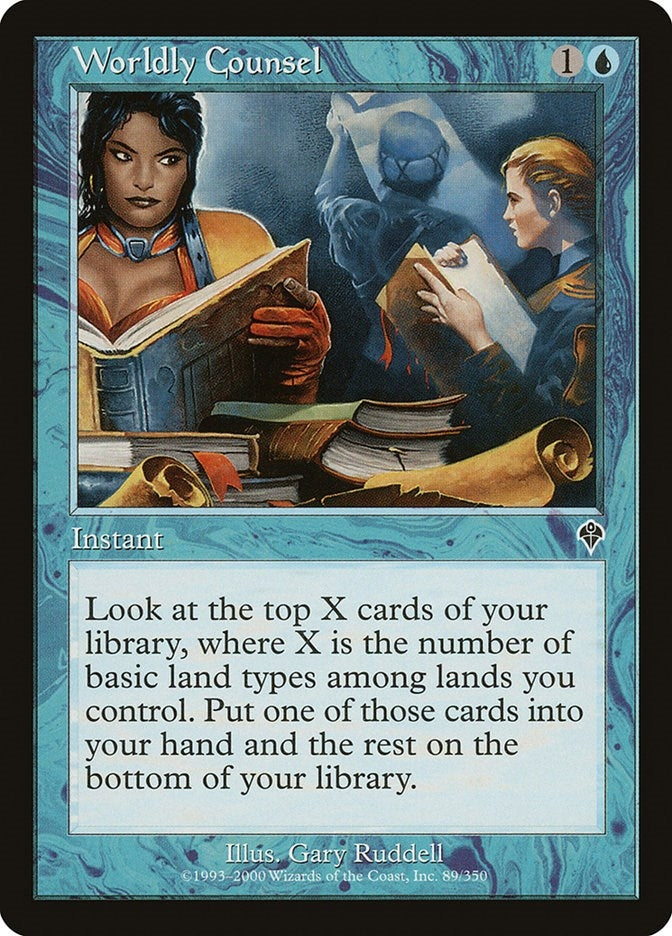 Image for Worldly Counsel (Invasion) (89) - Magic: The Gathering