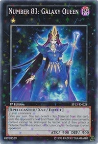 Image for Number 83: Galaxy Queen (Starfoil) (Star Pack 2013) (SP13-EN028) - YuGiOh