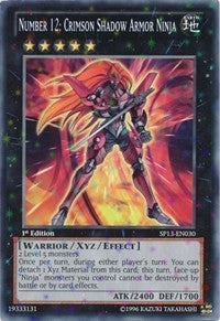 Image for Number 12: Crimson Shadow Armor Ninja (Starfoil) (Star Pack 2013) (SP13-EN030) - YuGiOh