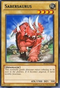 Image for Sabersaurus (Green) (Duelist League Promo) (DL16-EN001) - YuGiOh