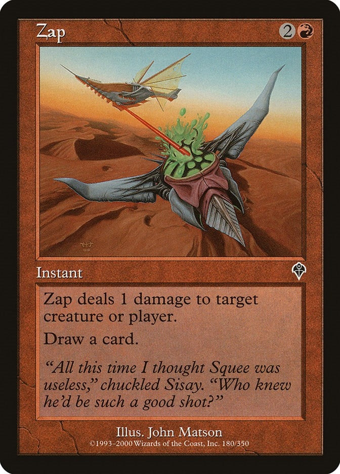 Image for Zap (Invasion) (180) - Magic: The Gathering