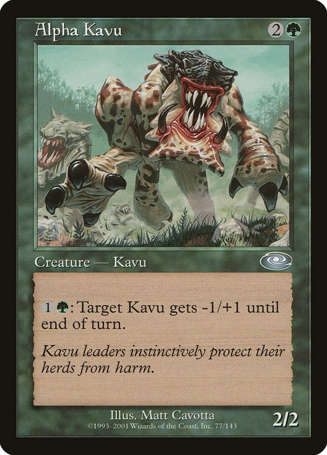 Image for Alpha Kavu (Planeshift) (77) - Magic: The Gathering