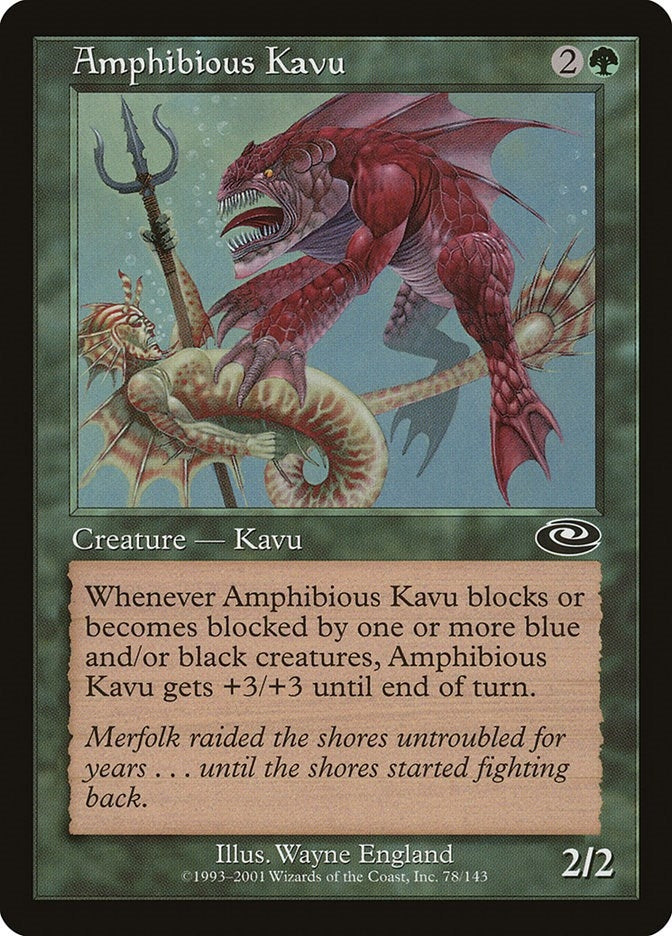 Image for Amphibious Kavu (Planeshift) (78) - Magic: The Gathering