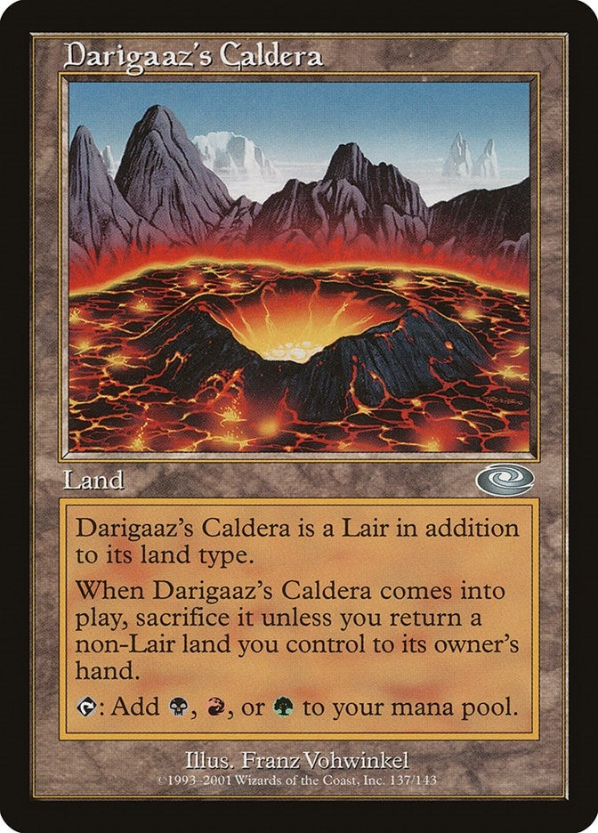 Image for Darigaaz's Caldera (Planeshift) (137) - Magic: The Gathering