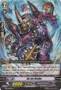 Image for Go for Broke (BT10: Triumphant Return of the King of Knights) (BT10/096EN) - Cardfight Vanguard