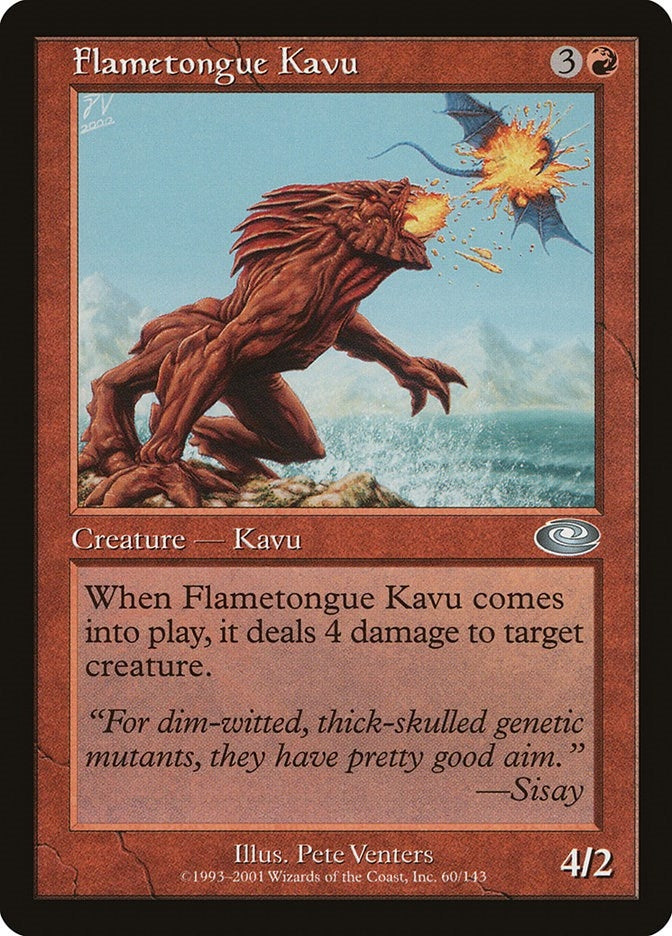 Image for Flametongue Kavu (Planeshift) (60) - Magic: The Gathering