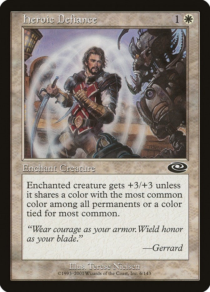 Image for Heroic Defiance (Planeshift) (6) - Magic: The Gathering