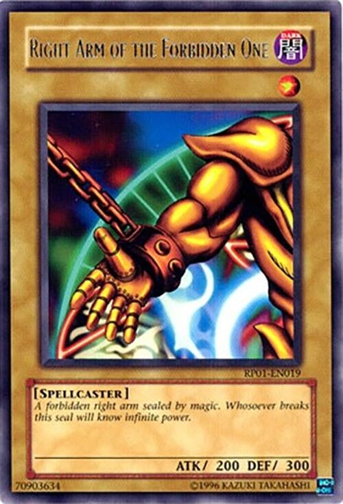Image for Right Arm of the Forbidden One (Retro Pack 1) (RP01-EN019) - YuGiOh