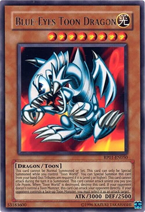 Image for Blue-Eyes Toon Dragon (Retro Pack 1) (RP01-EN050) - YuGiOh