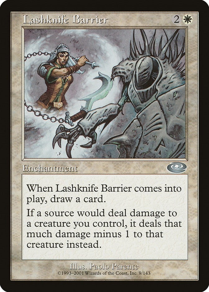 Image for Lashknife Barrier (Planeshift) (9) - Magic: The Gathering