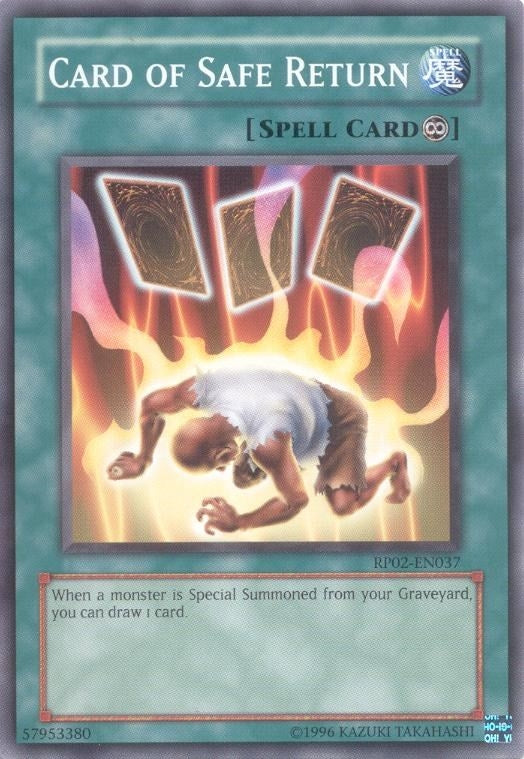 Image for Card of Safe Return (Retro Pack 2) (RP02-EN037) - YuGiOh