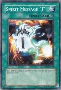 Image for Spirit Message "I" (Retro Pack 2) (RP02-EN046) - YuGiOh
