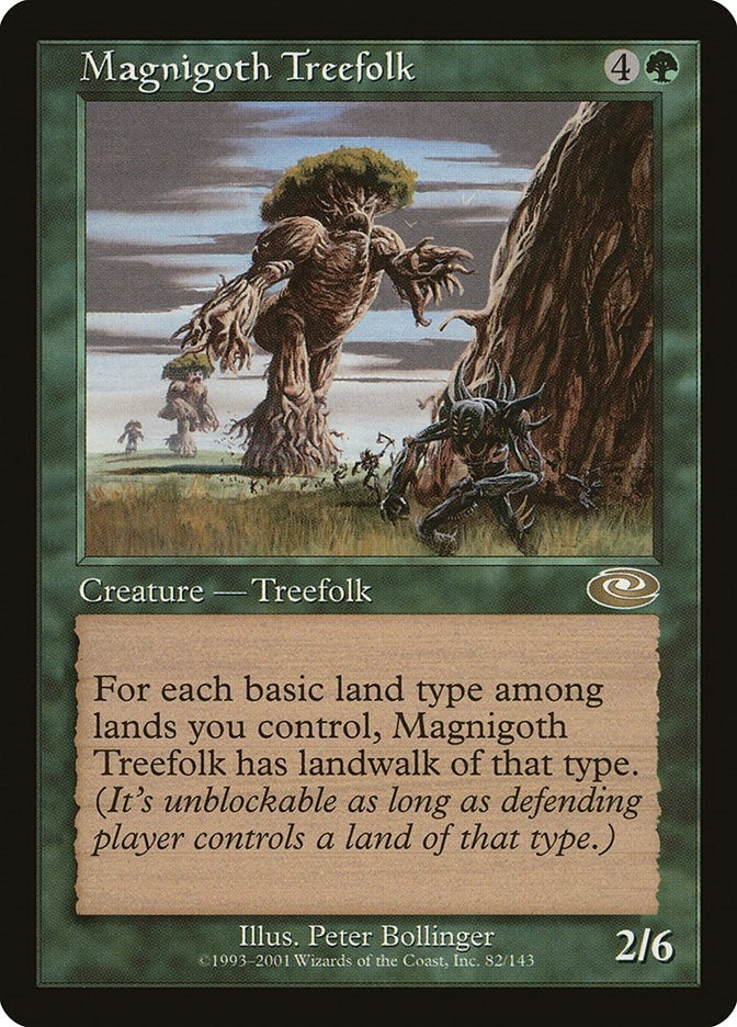 Image for Magnigoth Treefolk (Planeshift) (82) - Magic: The Gathering