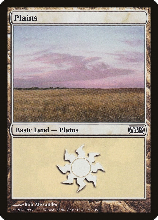 Image for Plains (230) (Magic 2010 (M10)) (230) - Magic: The Gathering