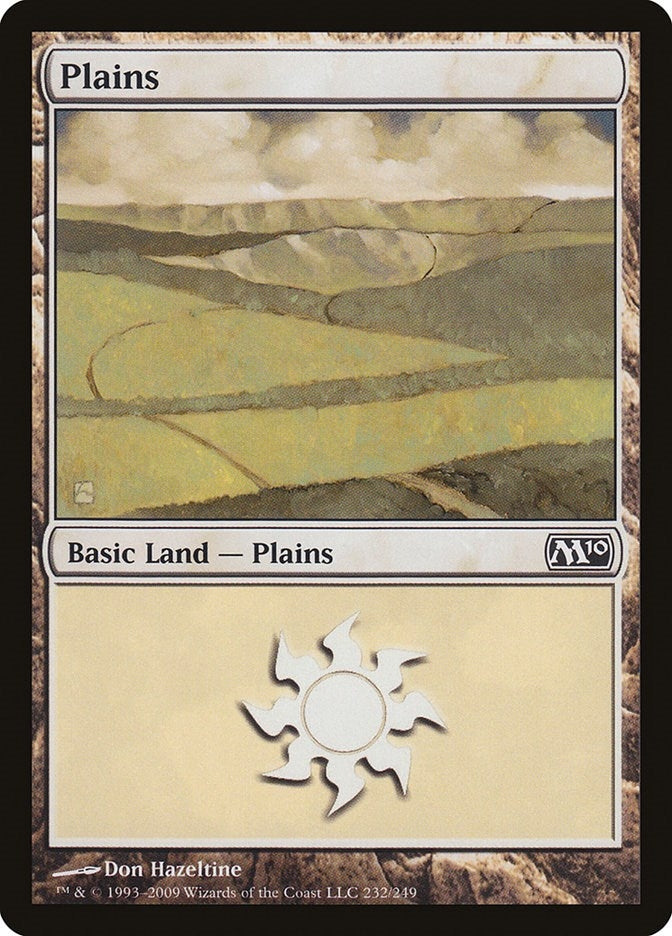 Image for Plains (232) (Magic 2010 (M10)) (232) - Magic: The Gathering