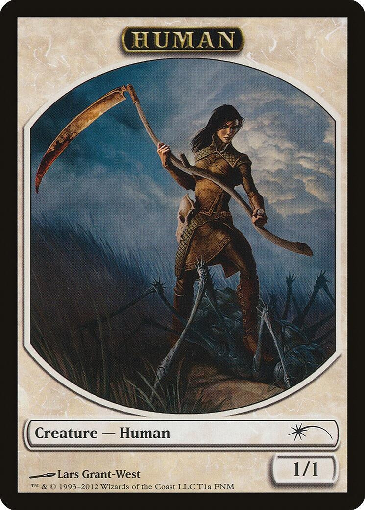 Image for Human // Wolf Double-Sided Token (FNM Promos) (1a // 1b) - Magic: The Gathering