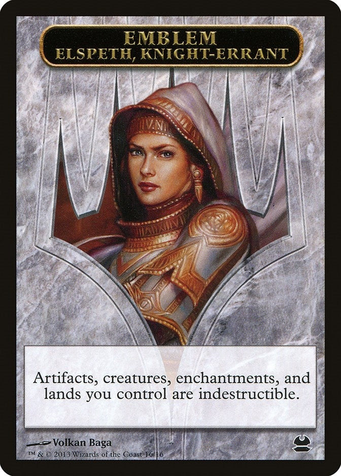 Image for Emblem - Elspeth, Knight-Errant (Modern Masters) (16) - Magic: The Gathering