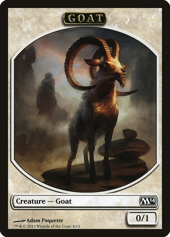 Image for Goat Token (Magic 2014 (M14)) (4) - Magic: The Gathering