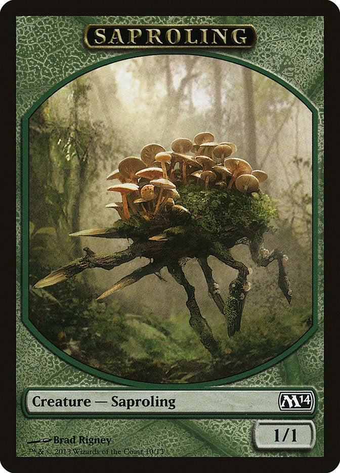 Image for Saproling Token (Magic 2014 (M14)) (10) - Magic: The Gathering