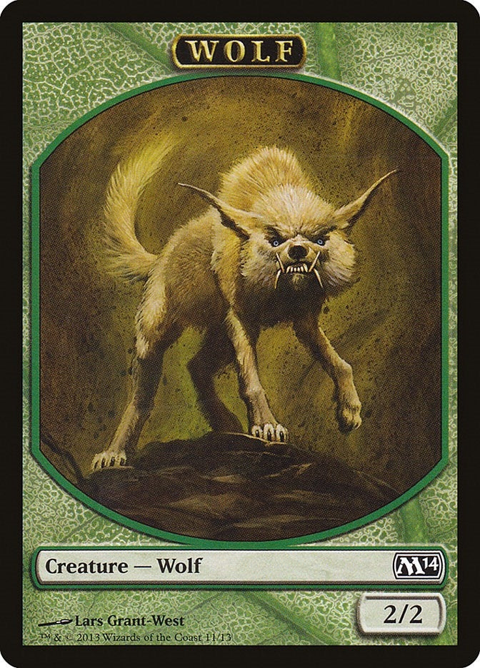 Image for Wolf Token (Magic 2014 (M14)) (11) - Magic: The Gathering