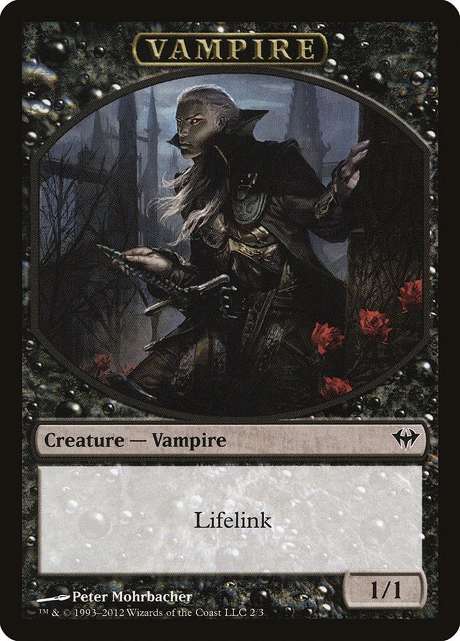Image for Vampire Token (Dark Ascension) (2) - Magic: The Gathering