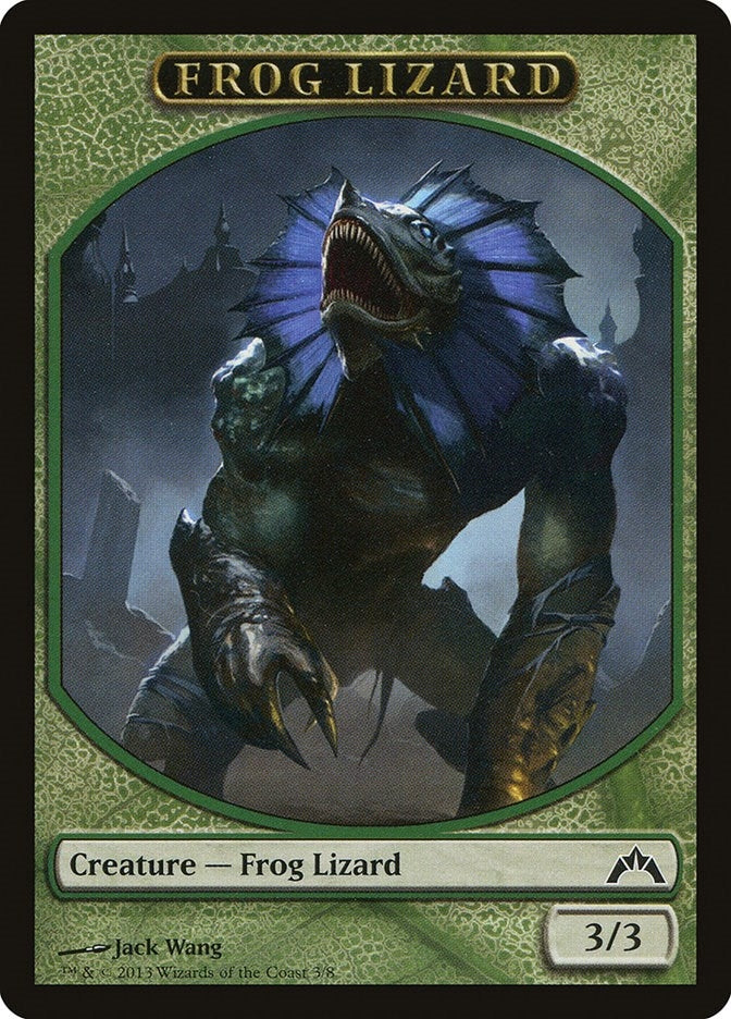 Image for Frog Lizard Token (Gatecrash) (3) - Magic: The Gathering