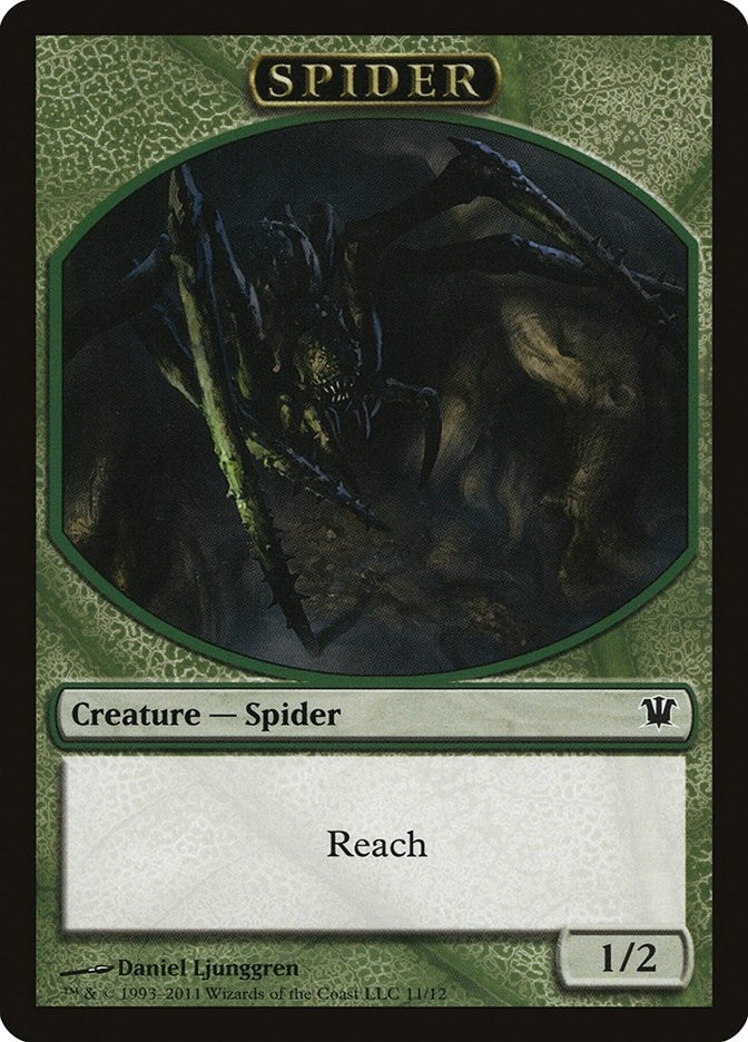 Image for Spider Token (Innistrad) (11) - Magic: The Gathering